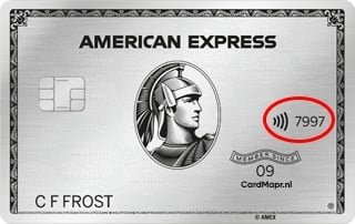 CVC-code bij American Express Platinum