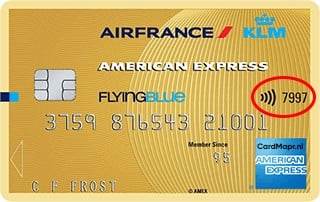 CVC-code bij American Express Flying Blue